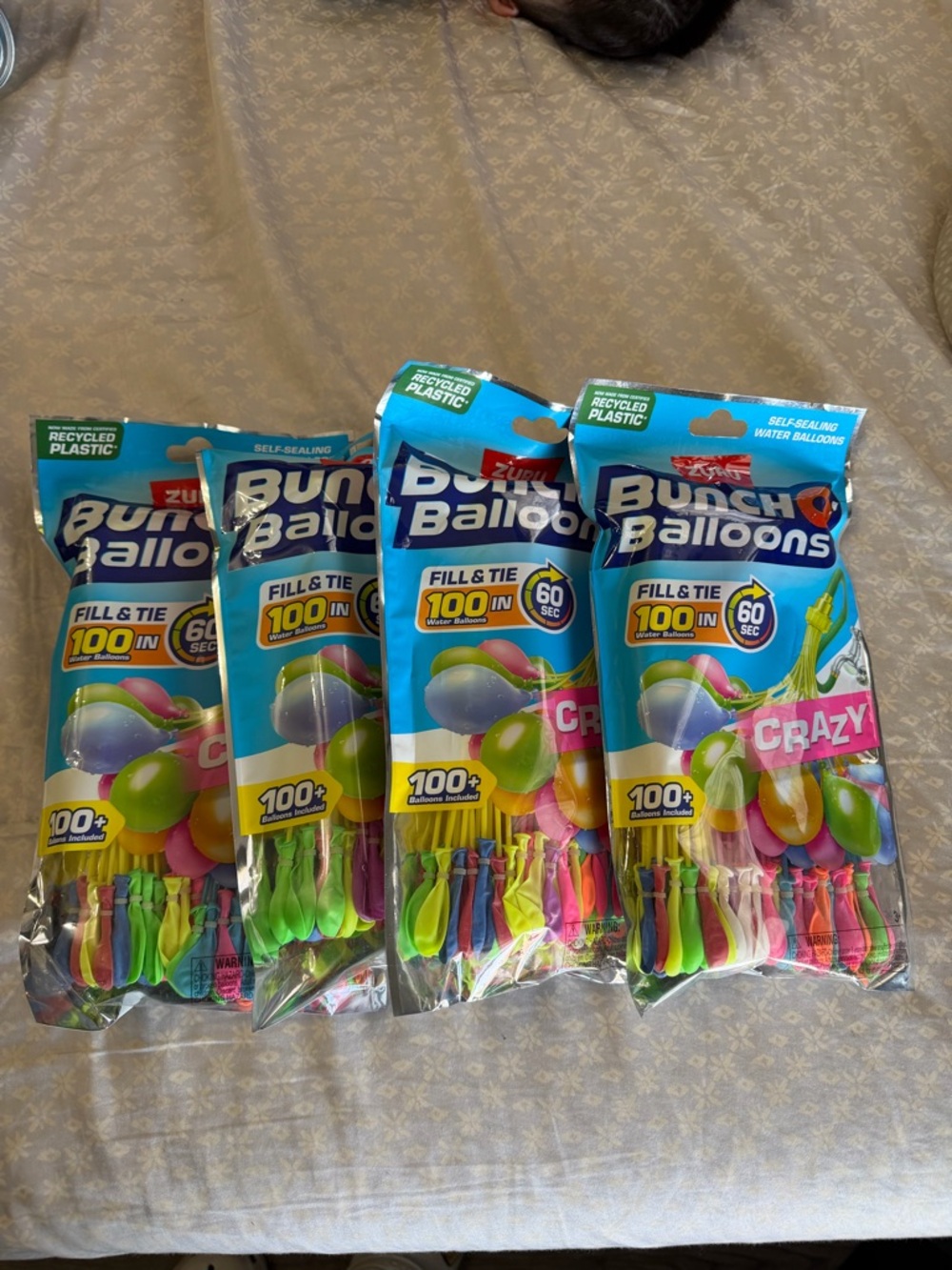 Lot of 4 Bunch O balloons Water Balloons